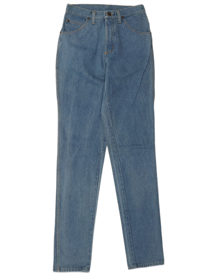 Wrangler Damen Slim Jeans W28 L36 Blaue Baumwolle