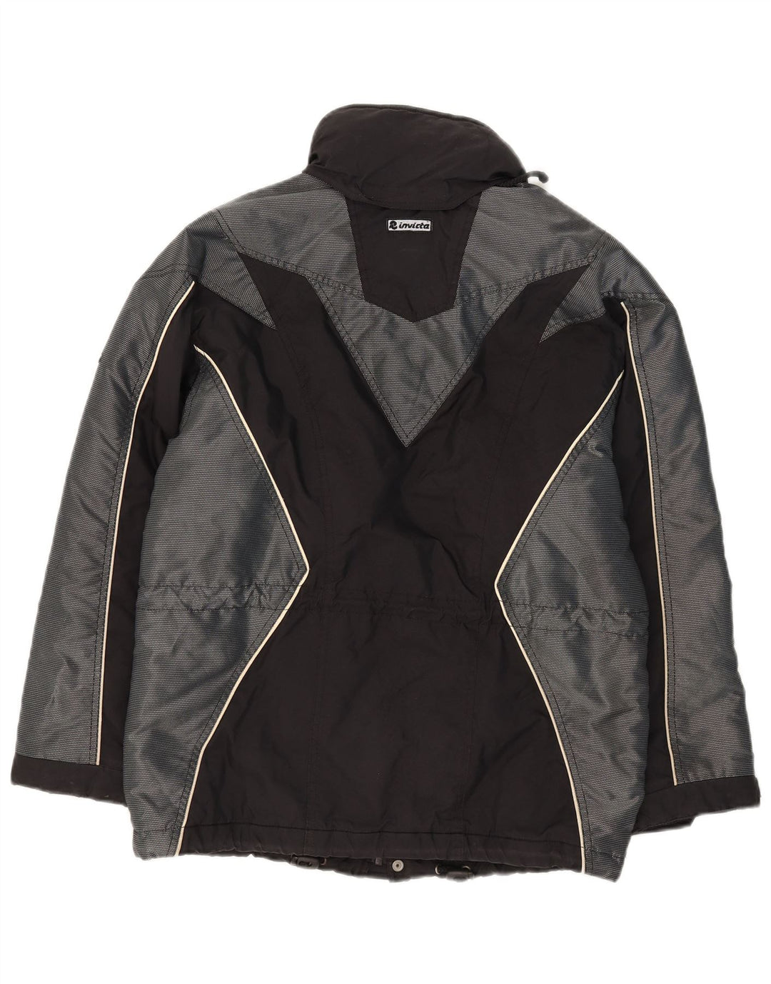 Invicta Womens Graphic Windjacke UK 14 Large Schwarz Colourblock