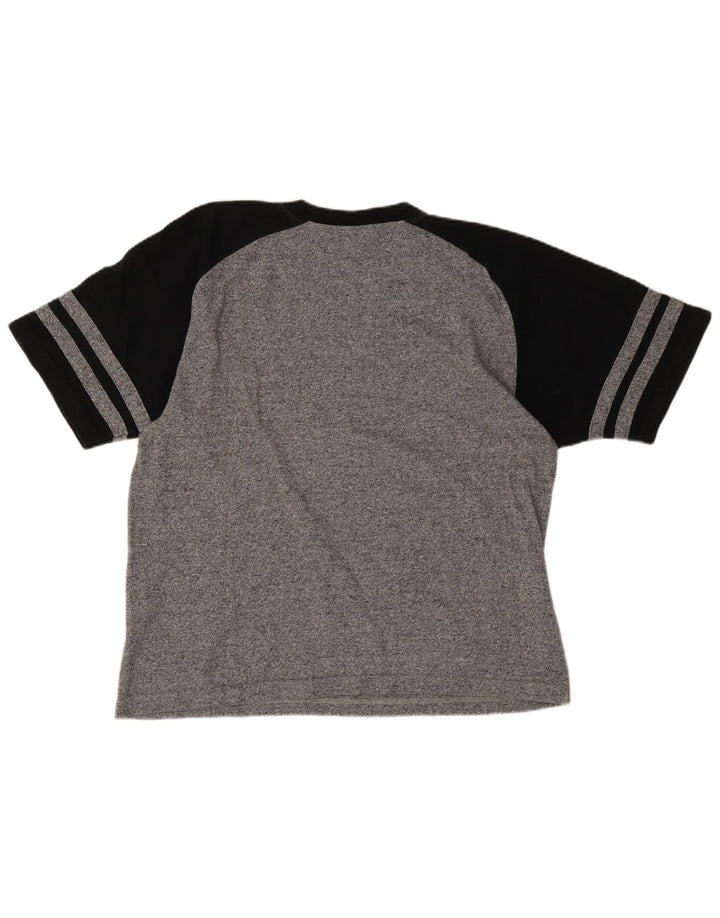 Champion Herren T-Shirt Top Large Grau Colourblock