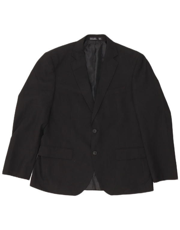 Marks & Spencer Herren-Blazer, kurz, 2 Knöpfe, Gr. 40, mittelschwarz