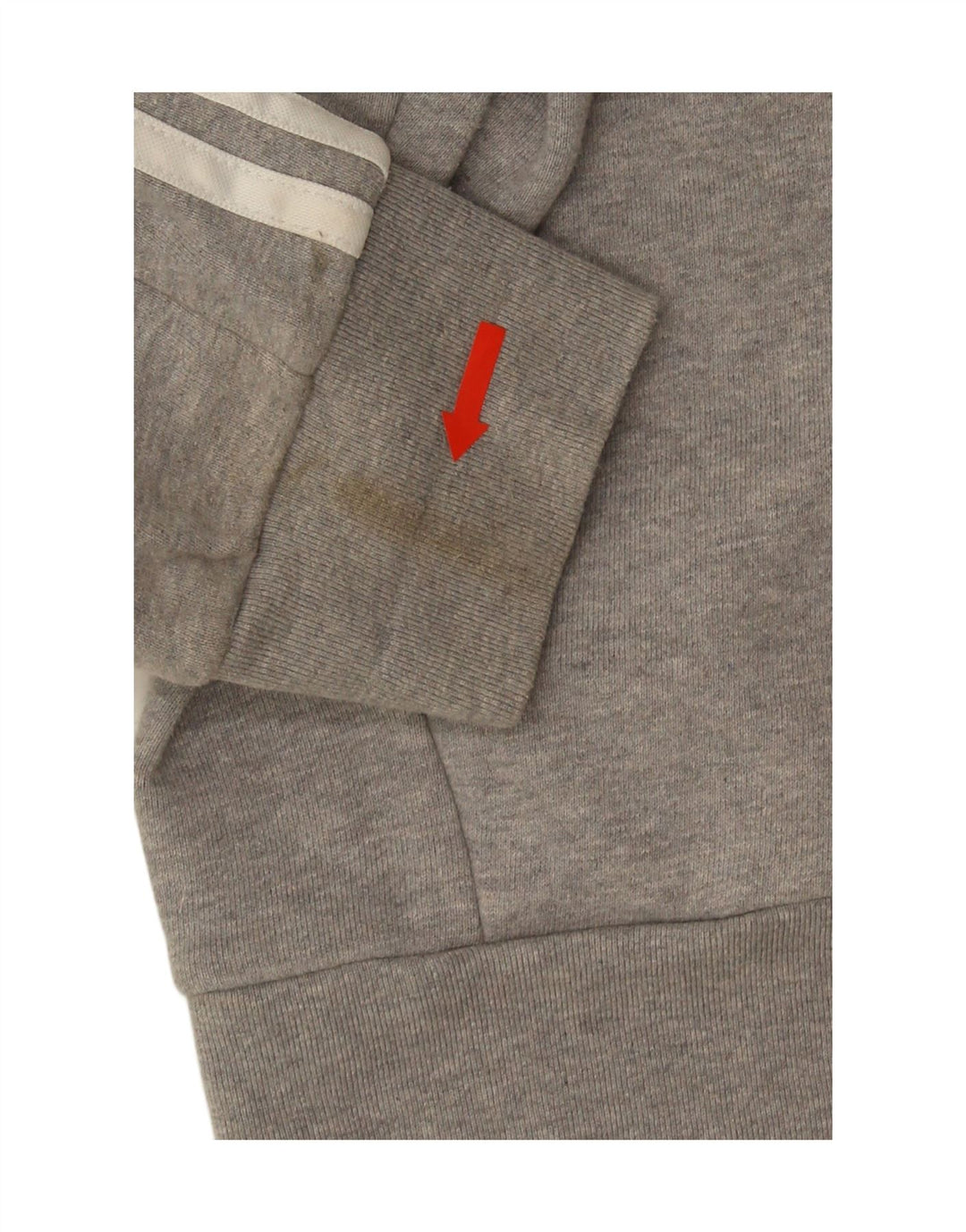 Adidas Herren Regular Fit Zip Hoodie Pullover mittelgraue Baumwolle