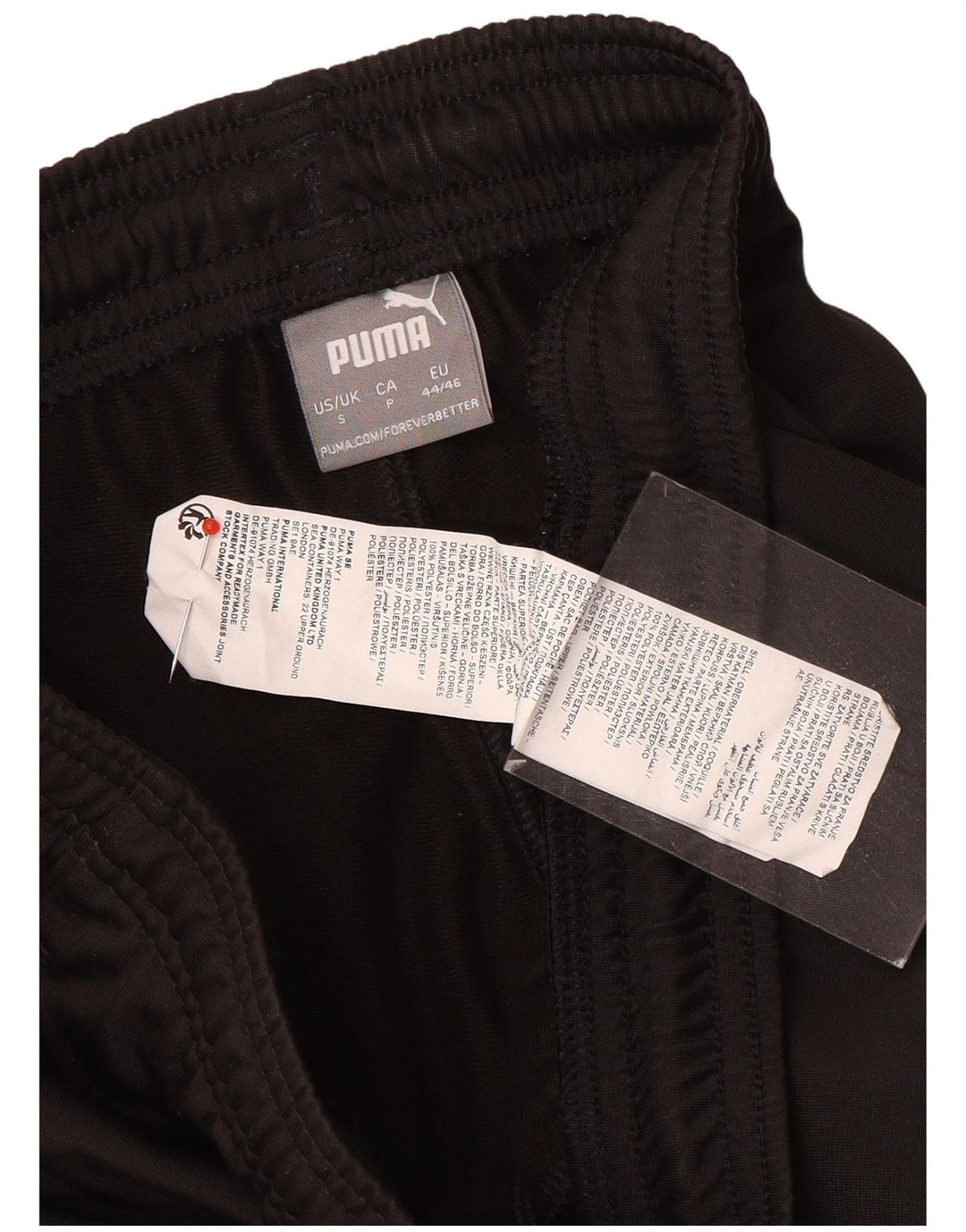 Puma Herren-Trainingshose, Jogginghose, Größe S, Schwarz, Polyester