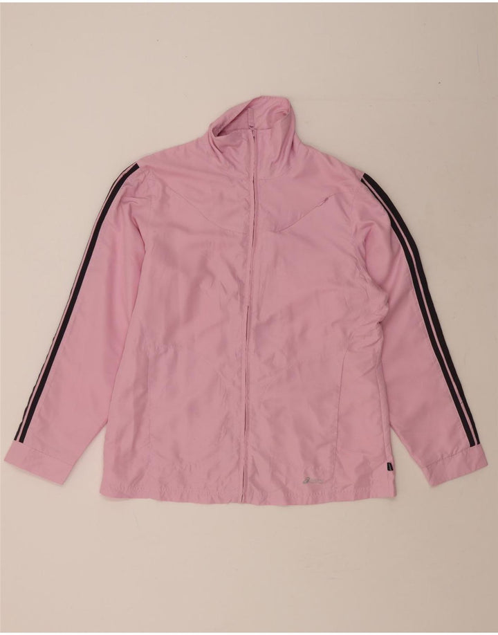 ASICS Womens Tracksuit Top Jacket UK 18 XL Pink Vintage Asics and Second-Hand Asics from Messina Hembry 