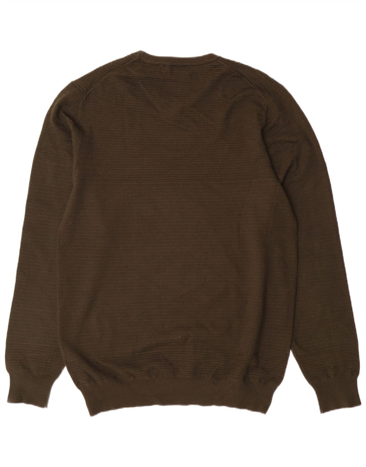 Liu Jo Herren-Pullover mit Rundhalsausschnitt, 2XL, Khaki, Viskose