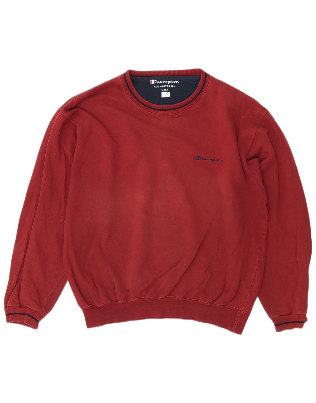 Champion Herren-Sweatshirt-Pullover, mittlere Burgunder-Baumwolle