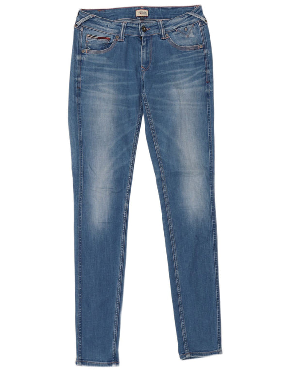 Tommy Hilfiger Damen Slim Jeans W27 L32 Blaue Baumwolle