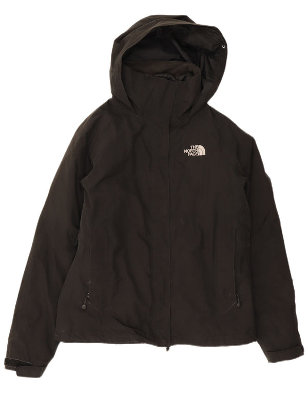 The North Face Damen-Windbreaker-Jacke mit Kapuze, übergroß, Gr. 10, Schwarz