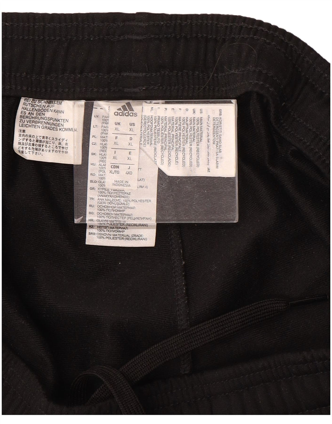 Adidas Herren Trainingshose Jogger XL Schwarz Polyester
