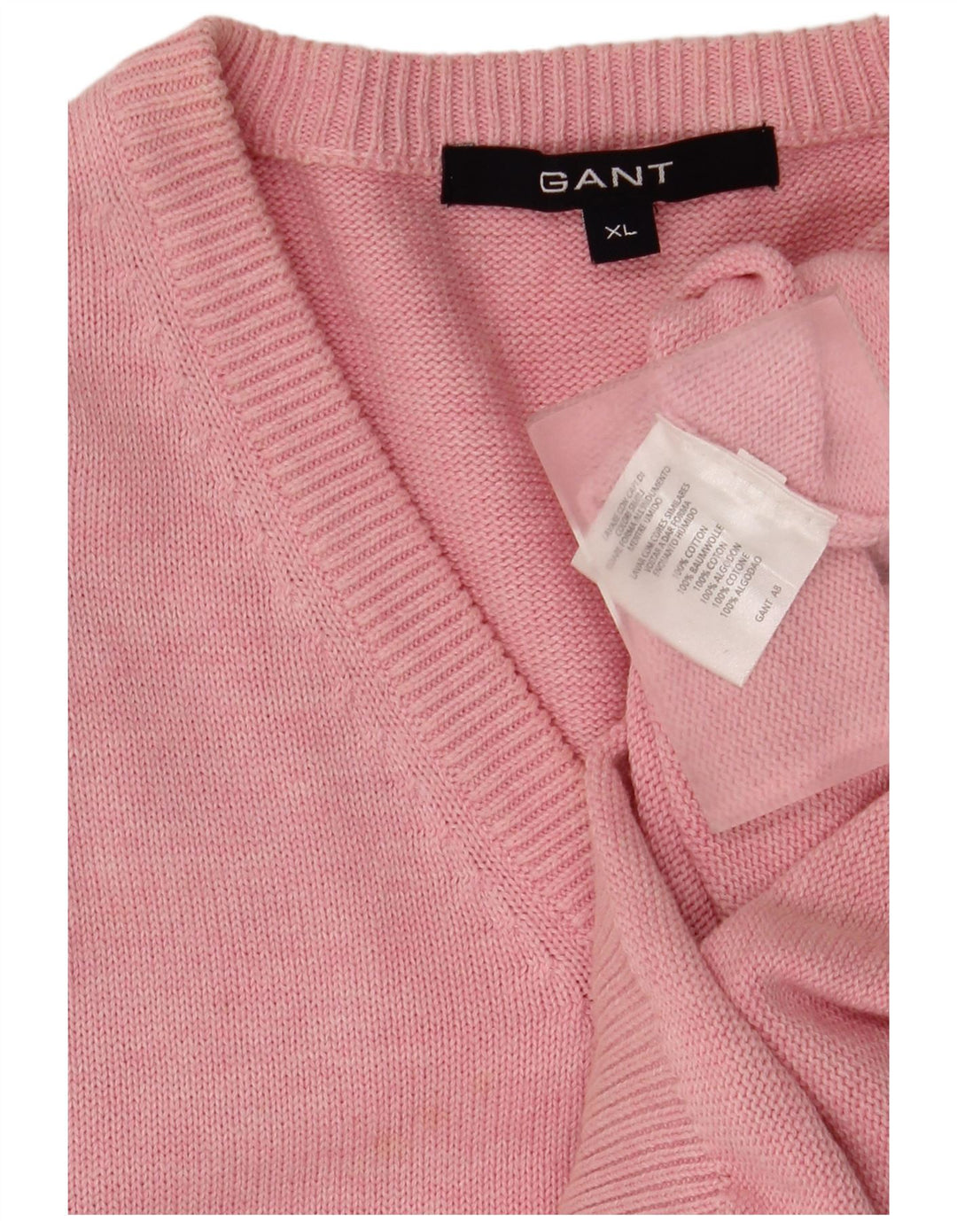 Gant Herren Weste Tank Top XL Rosa Baumwolle