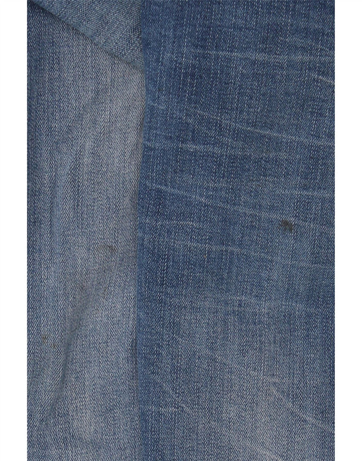 Armani Herren Straight Jeans W33 L34 Blaue Baumwolle