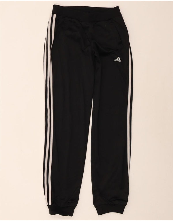 ADIDAS Damen Trainingshose Jogger UK 16 Large Schwarz Polyester