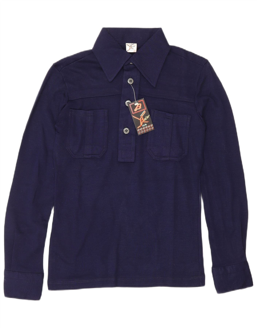 BETA Damen Pullover-Shirt US 3 Small Marineblau Acryl