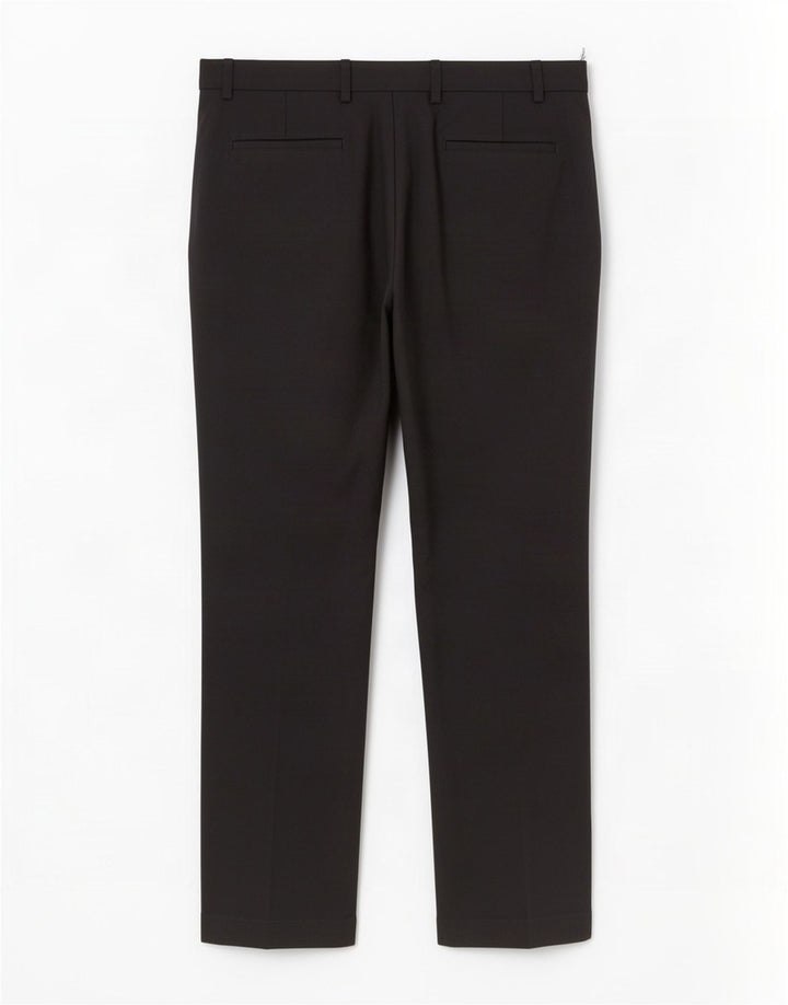 Marks & Spencer Herren-Freizeithose mit normaler Passform, W44, L31, schwarzes Polyester
