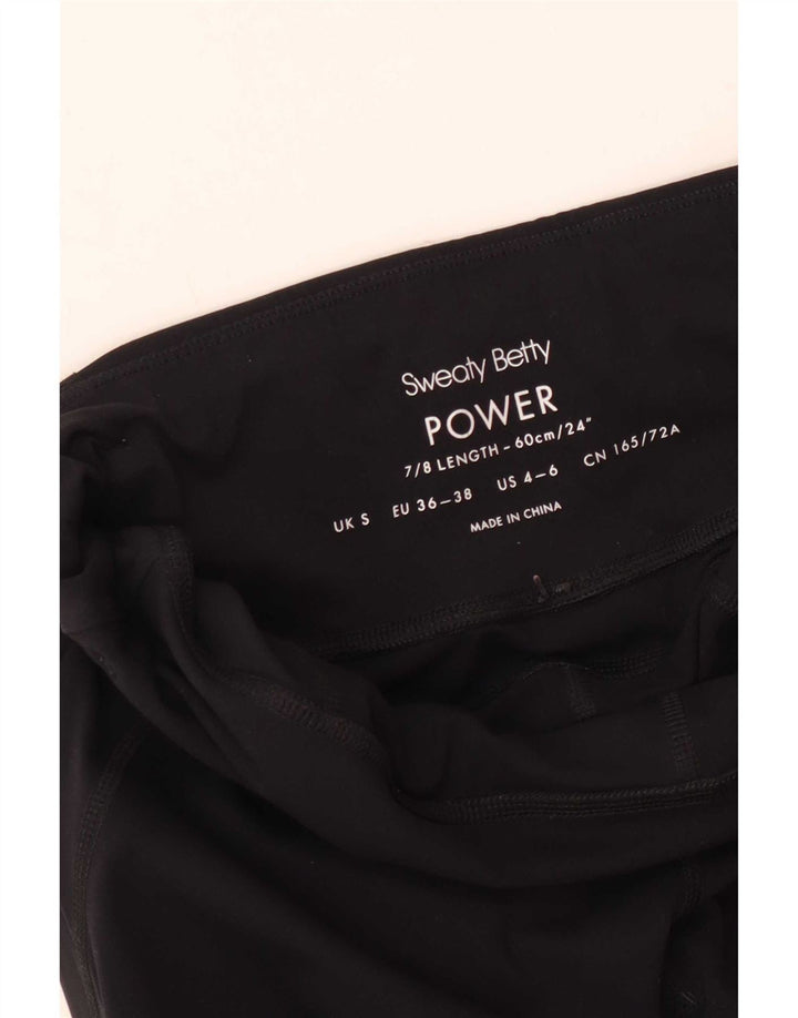 Sweaty Betty Damen Power Leggings UK 8 Small Schwarz