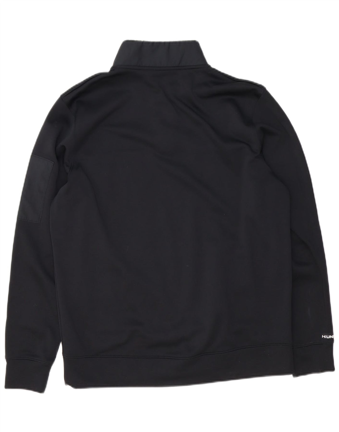 Under Armour Herren-Sweatshirt mit Reißverschluss, lockere Passform, mittelschwarz