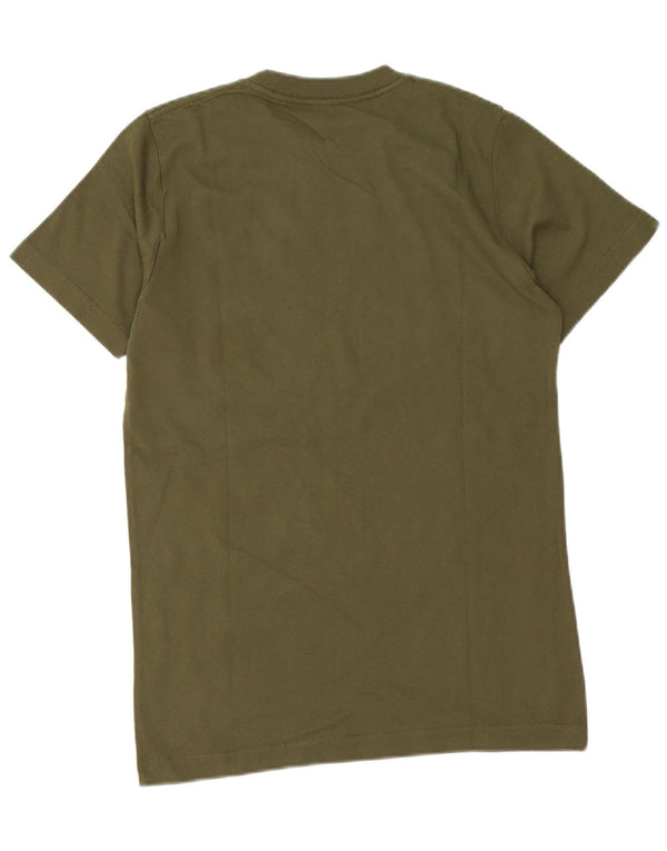Hard Rock Cafe Herren Malta Graphic T-Shirt Top Medium Khaki Baumwolle