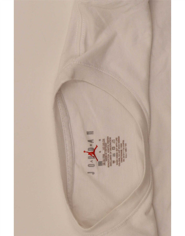 Jordan T-Shirt mit Grafik für Jungen, 12–13 Jahre, Größe L, Weiß