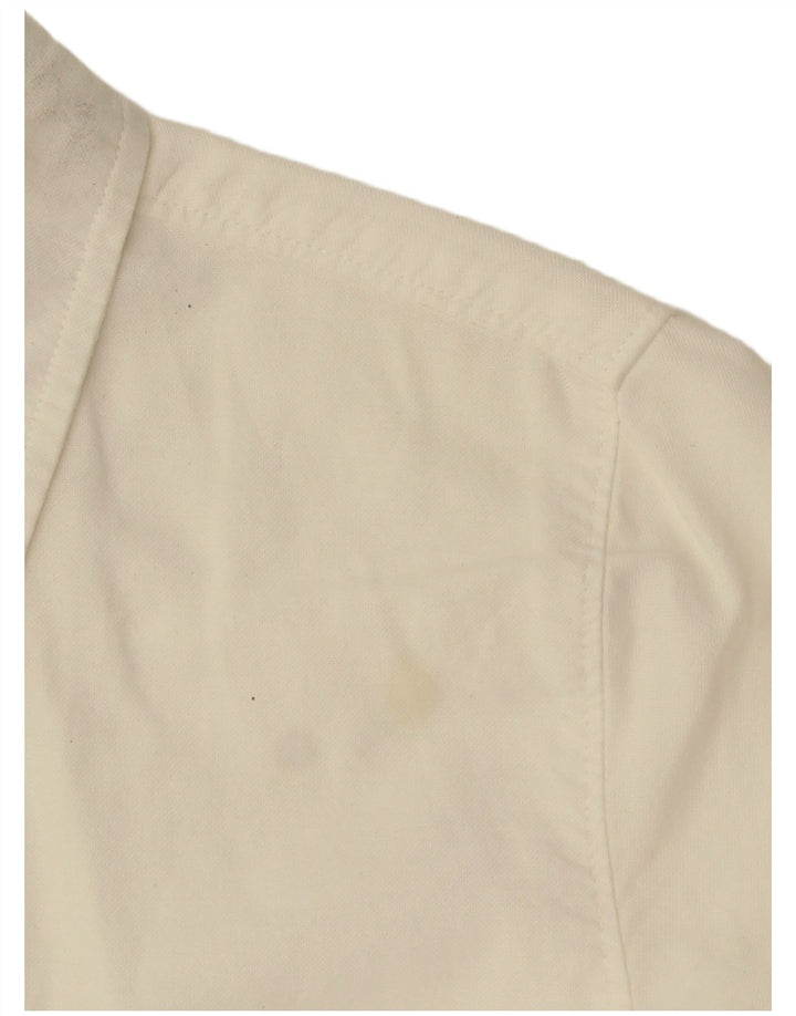 Tommy Hilfiger Damenhemd US 6 Mittelweiße Baumwolle