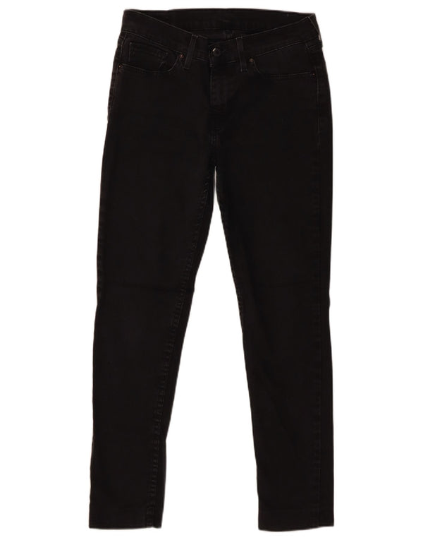 Levi's Womens Skinny Jeans W29 L27 Black Cotton