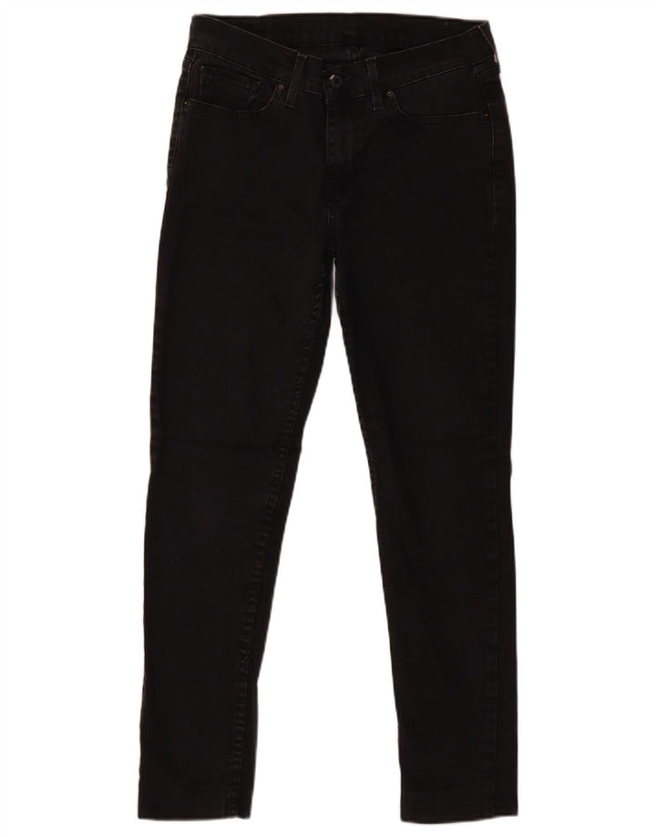 Levi's Damen Skinny Jeans W29 L27 Schwarze Baumwolle