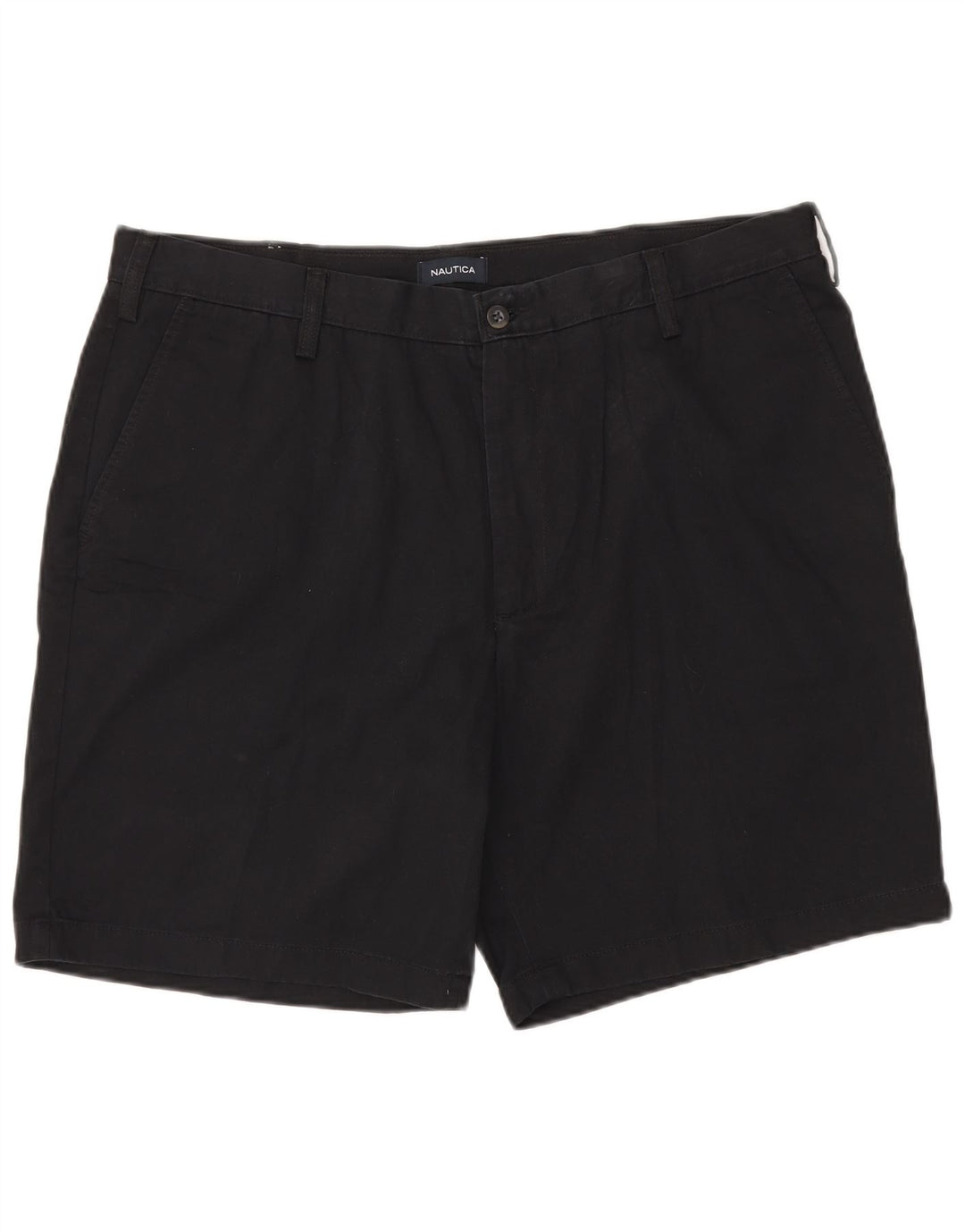 NAUTICA Herren Chinoshorts W40 XL Schwarz Baumwolle