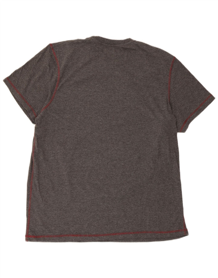 Wrangler Herren-T-Shirt mit Grafik, XL, grau, Polyester
