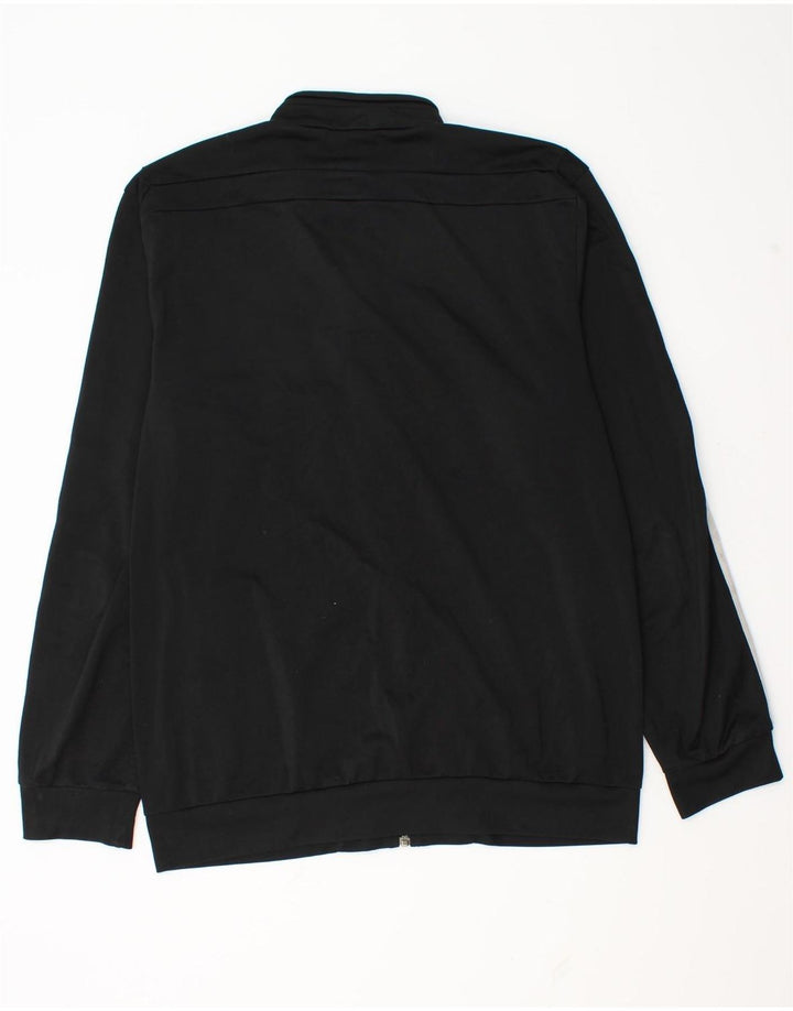 Adidas Herren-Trainingsanzug, groß, aus schwarzem Polyester