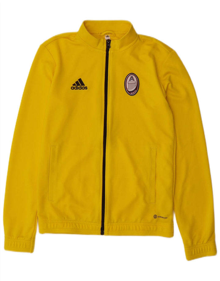ADIDAS Herren Aeroready Trainingsanzug Top Jacke Small Gelb Polyester