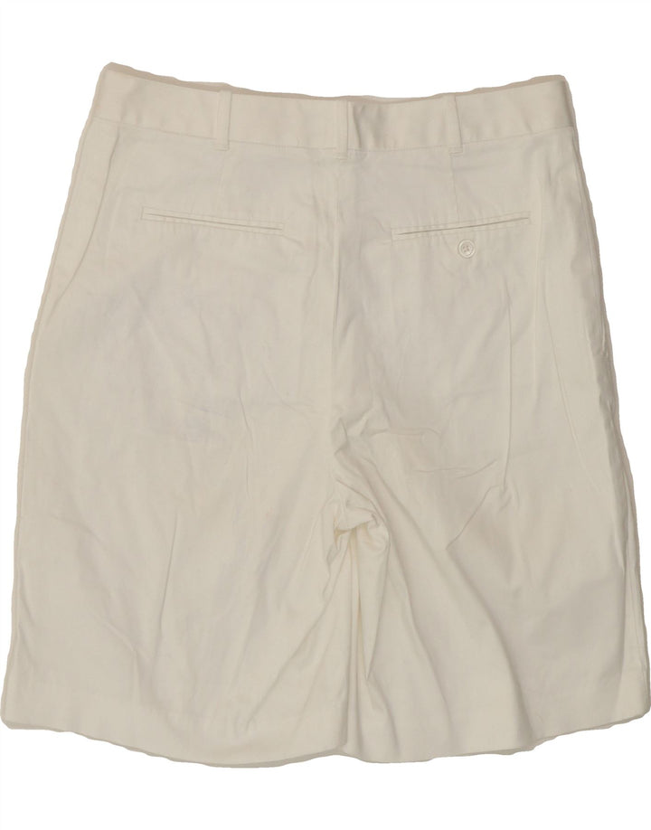 RALPH LAUREN Womens Chino Shorts US 6 Medium W29 White Cotton Vintage Ralph Lauren and Second-Hand Ralph Lauren from Messina Hembry 