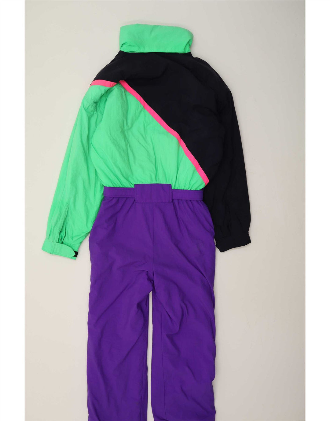 Fila Herren-Skioverall mit Kapuze, IT 48, mittelgroß, mehrfarbig, Farbblock