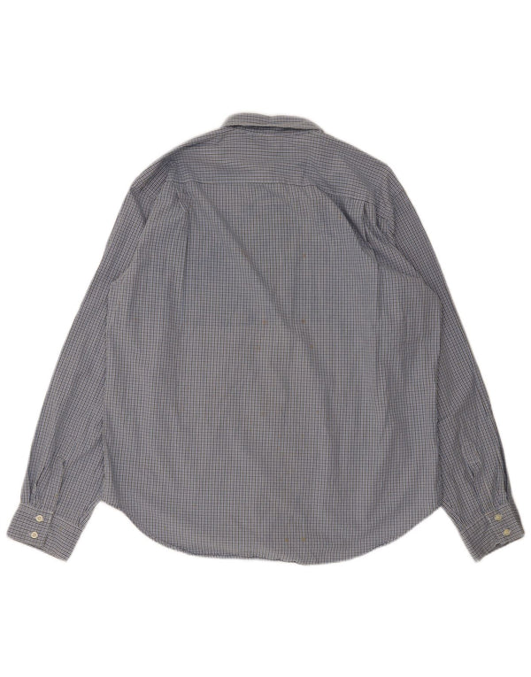 Gap Herrenhemd XL, blau kariert, Baumwolle
