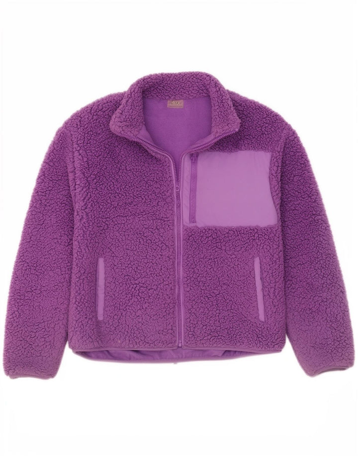 Zara Fleecejacke für Mädchen, 13–14 Jahre, Lila