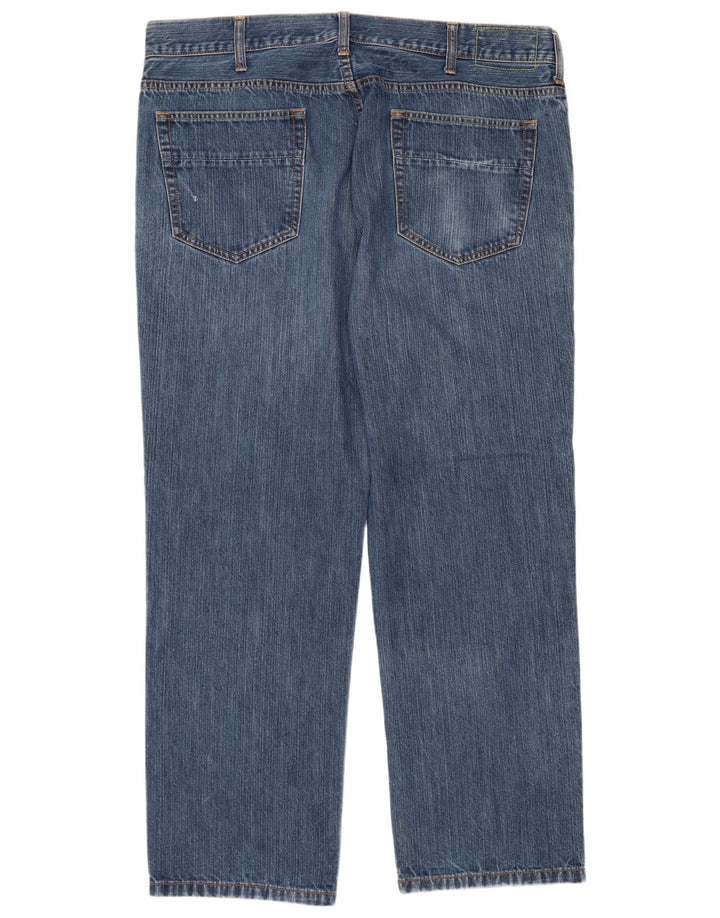 Dkny Herren Straight Jeans W38 L30 Blaue Baumwolle