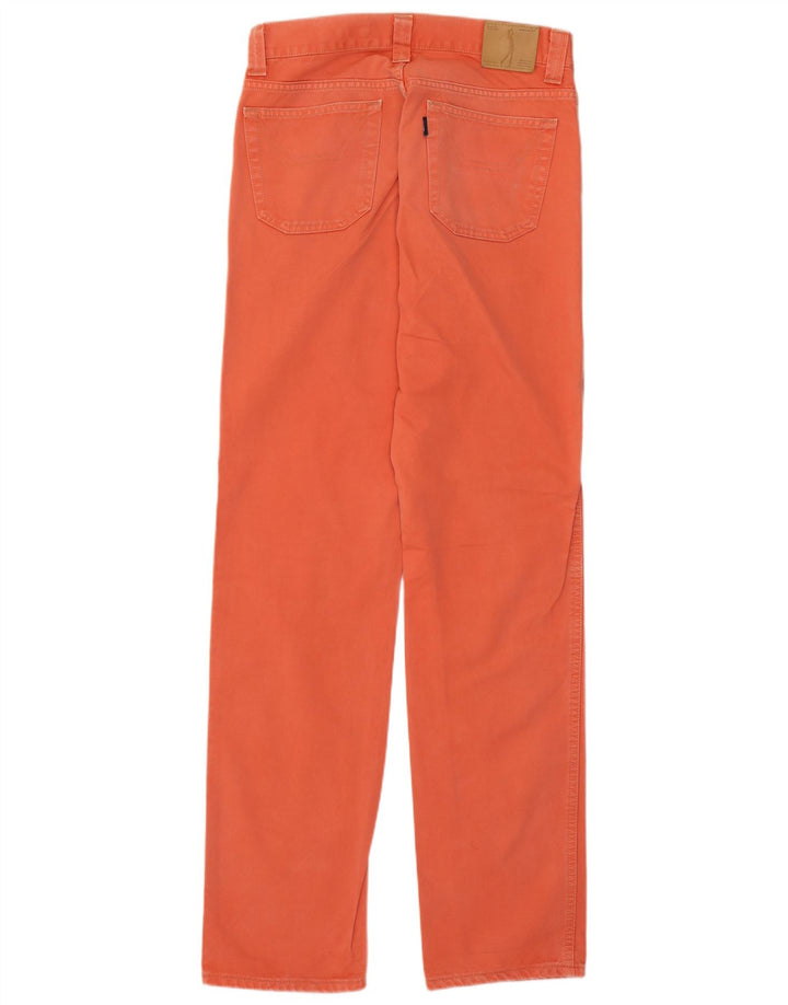 Jeckerson Herren Straight Jeans W32 L33 Orange Baumwolle