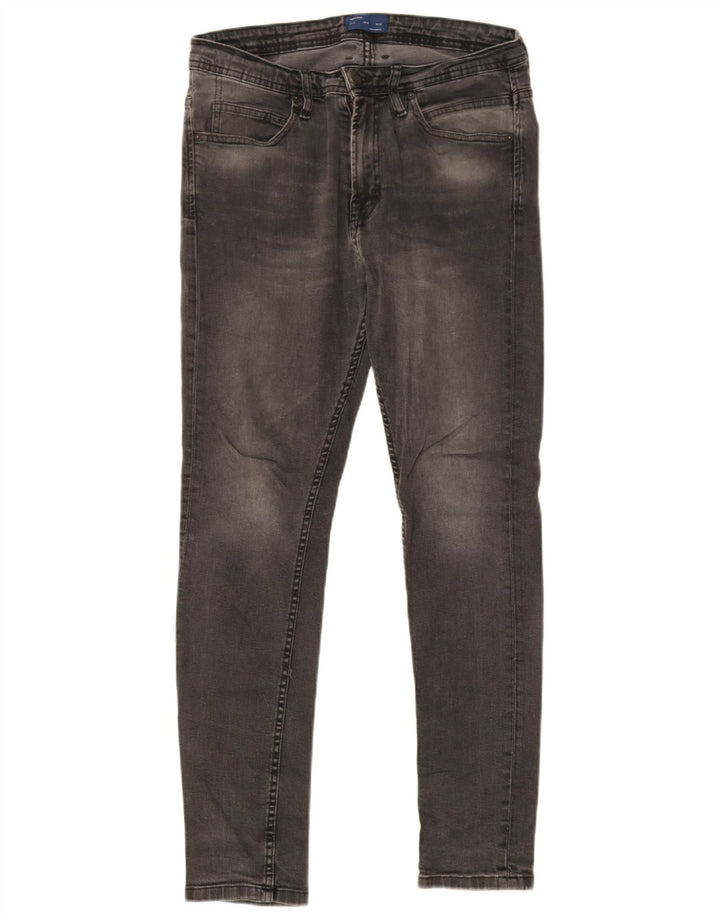 Zara Herren Skinny Jeans EU 42 Large W32 L27 Grau