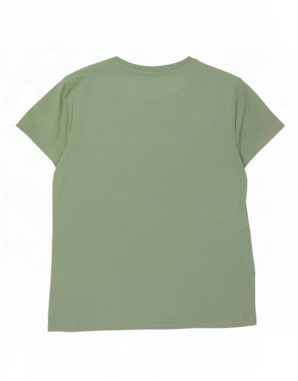 Levi's Damen-T-Shirt mit Grafik, UK 14, mittelgrün, Baumwolle