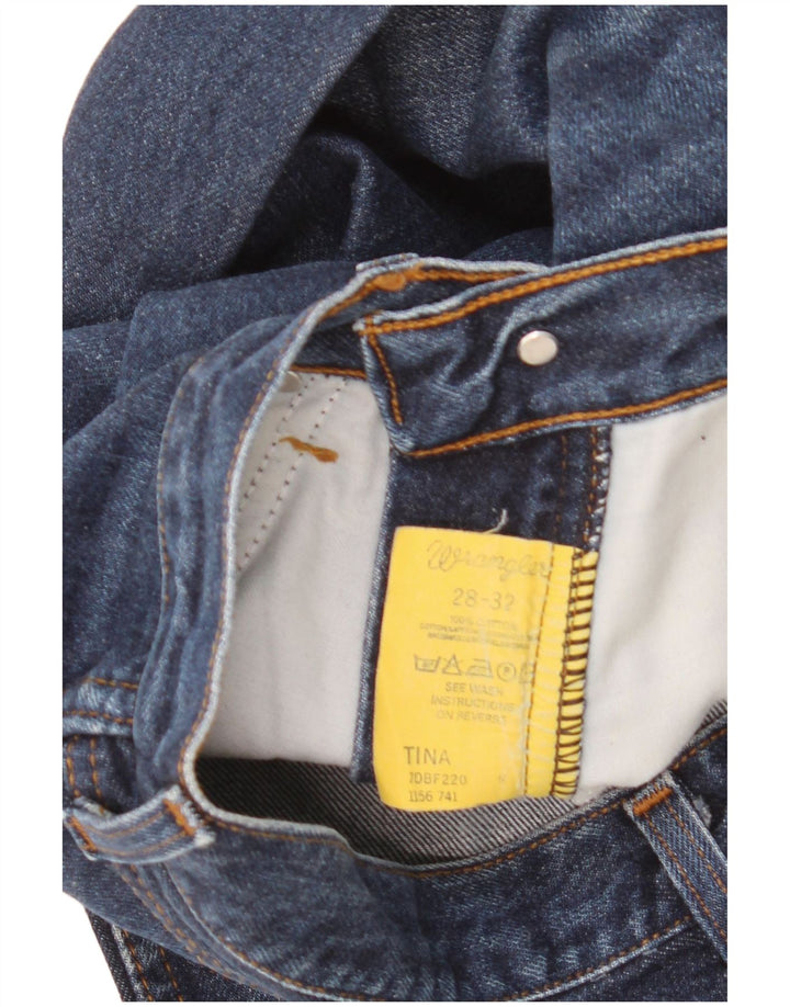 Wrangler Herren Bootcut Jeans W28 L32 Marineblau Baumwolle