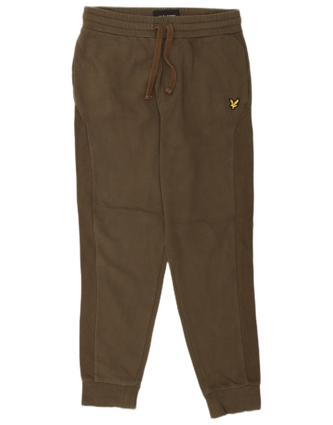 Lyle & Scott Herren-Trainingshose, Jogginghose, Größe S, grüne Baumwolle