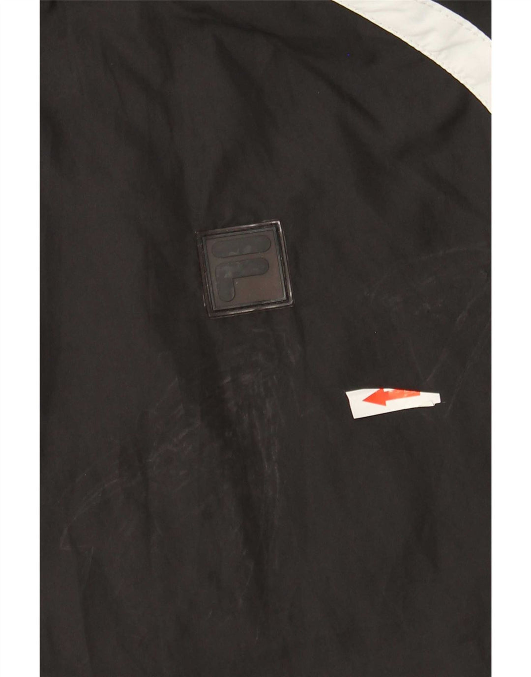 Fila Herren Bomberjacke UK 40 Large Schwarz Colourblock Polyester