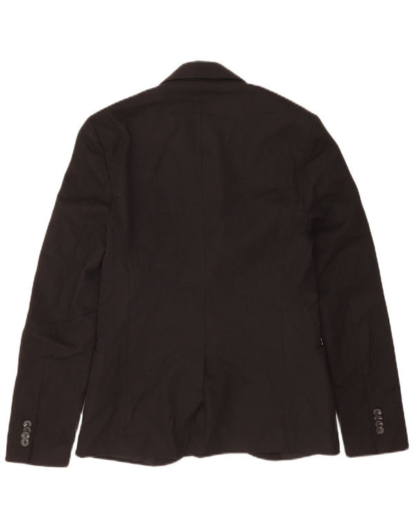 Zara Herren-Blazer mit 2 Knöpfen, Gr. 36, Schwarz