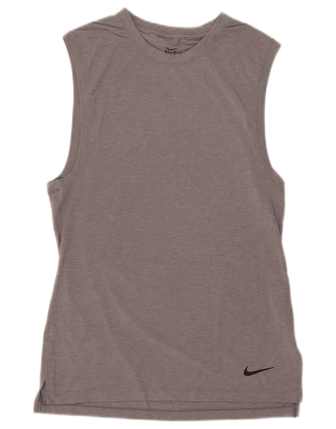 Nike Damen Dri Fit Weste Top UK 10 Small Grau Polyester