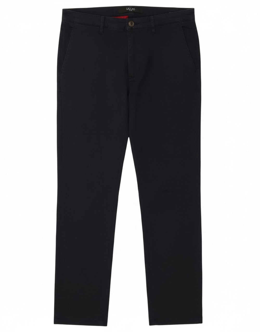 Liu Jo Slim Chino-Hose für Herren, IT 48, mittelgroß, B30 L28, marineblaue Baumwolle