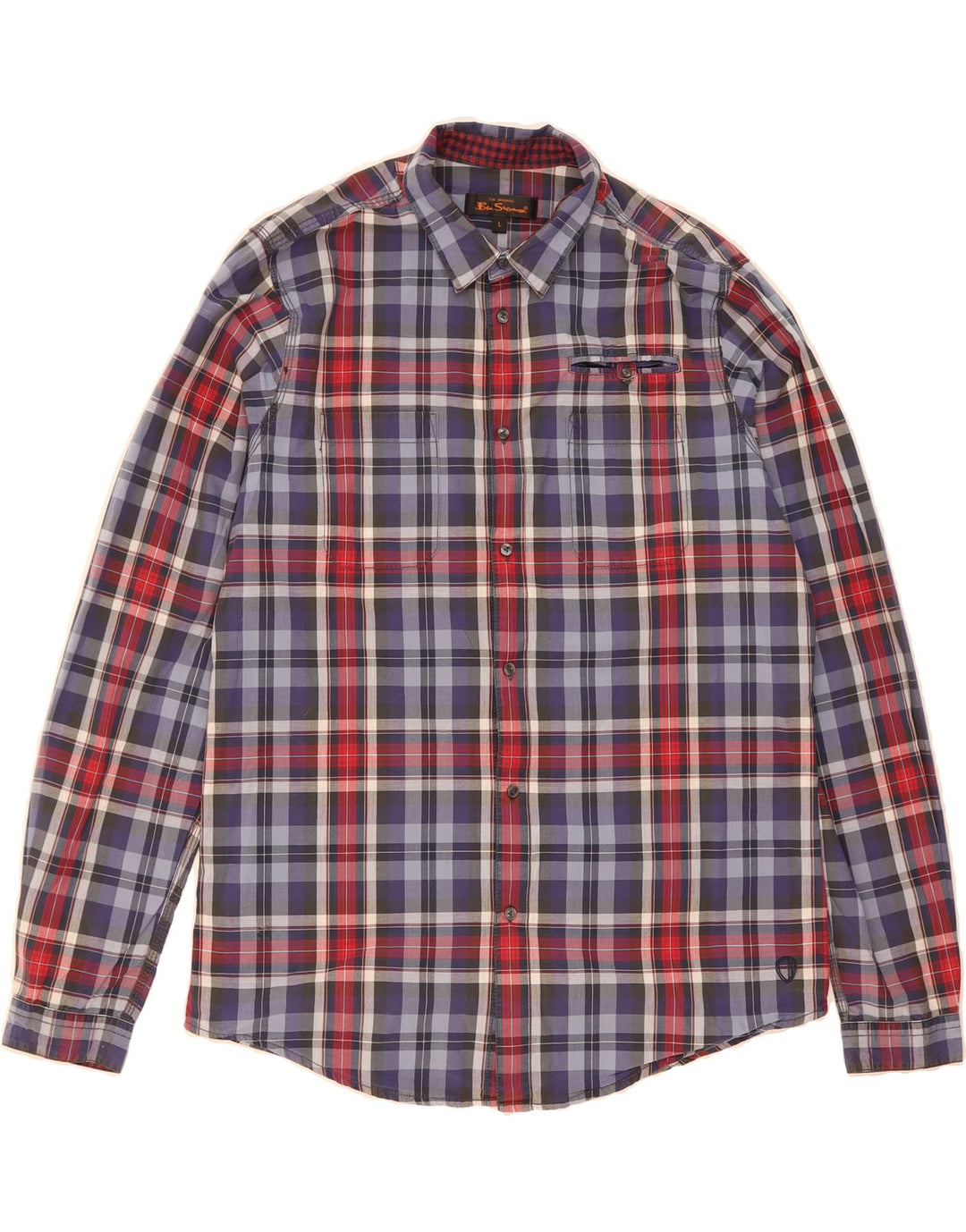 BEN SHERMAN Mens Shirt Large Multicoloured Check Cotton Vintage Ben Sherman and Second-Hand Ben Sherman from Messina Hembry 