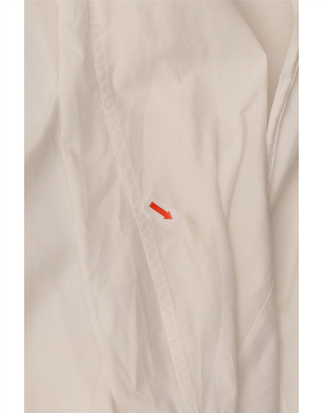 VINTAGE Mens Slim Fit Shirt Large White Colourblock Cotton Vintage Vintage and Second-Hand Vintage from Messina Hembry 