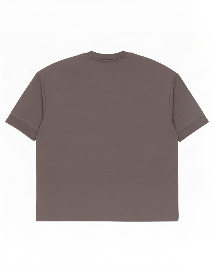 Zara Herren T-Shirt Top Large Grau Baumwolle