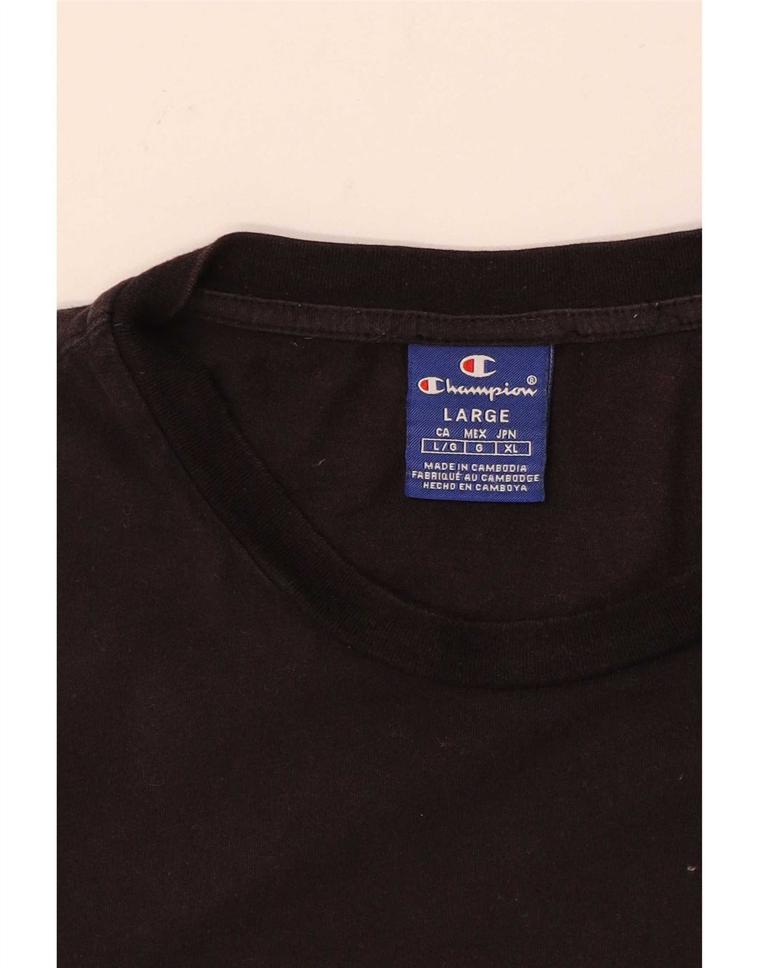 Champion Herren-T-Shirt mit Grafik, Größe L, Braun