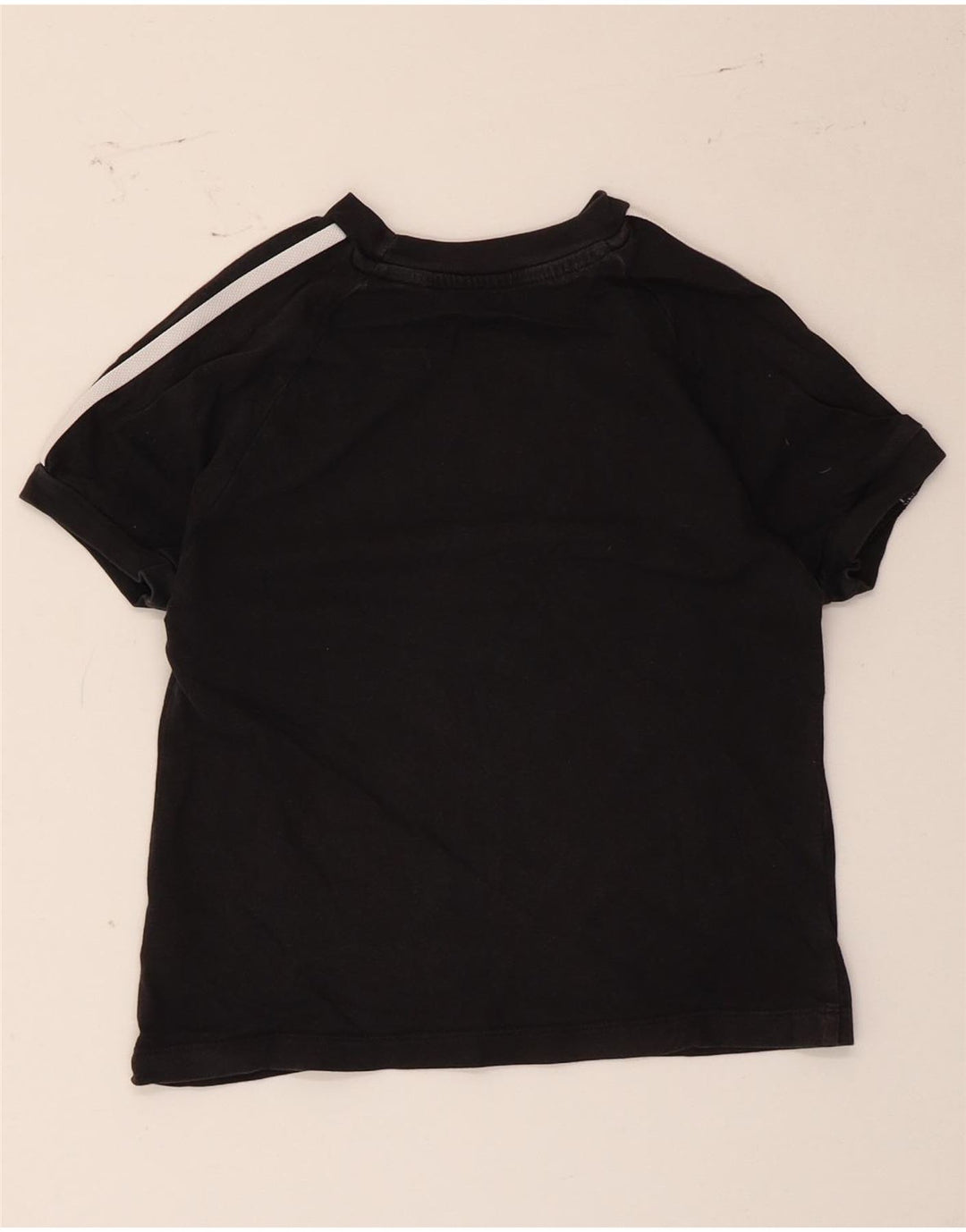 Adidas T-Shirt für Jungen, 6–7 Jahre, schwarze Baumwolle