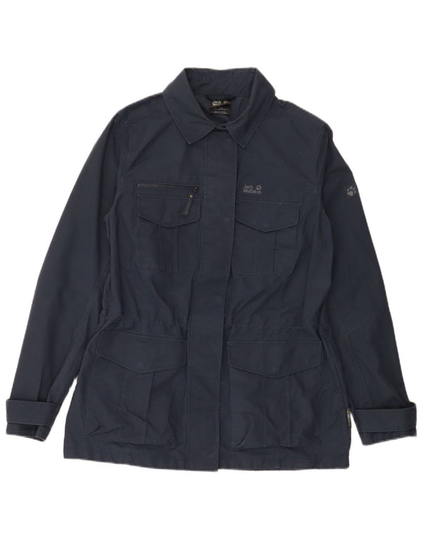 Jack Wolfskin Damen Utility Jacke UK 12 Medium Marineblau Polyester