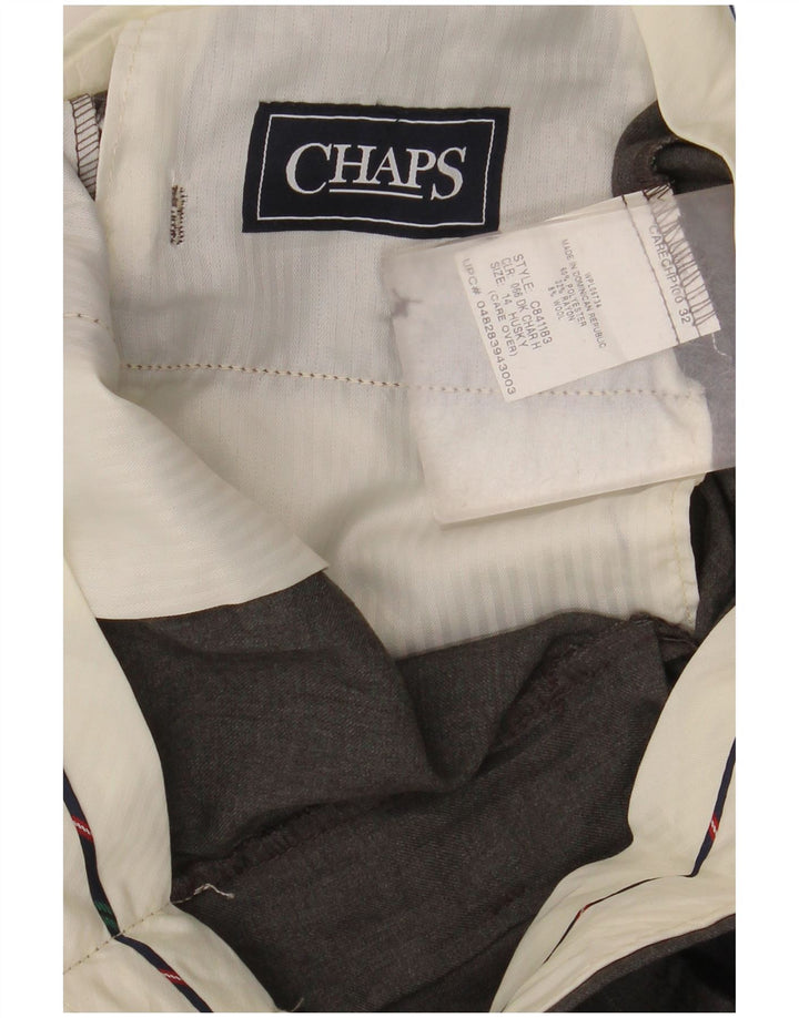 Chaps Jungen Husky Straight Chino Hose 13–14 Jahre W30 L28 Grau Polyester