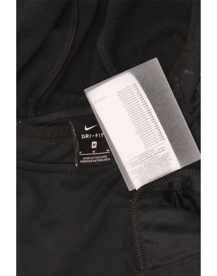 Nike Herren Dri Fit Kapuzenpullover Mittelschwarzes Polyester